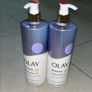 OLAY Retinol24 Smoothing Body Lotion Set - 2 bottles